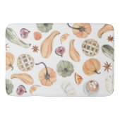 Colorful Waterverf Pumpkin Patroon | Autumn Vibes Badmat (Voorkant)