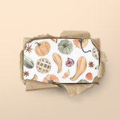 Colorful Waterverf Pumpkin Patroon | Autumn Vibes Visitekaartje