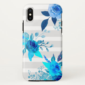 Colorful waterverf roos hoesje iPhone X