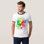 Colorful Waterverf Splash - Leon van Judah T-shirt (Voorkant volledig)