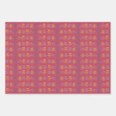 Colorful Waterverf Whimsical Pattern Birthday Inpakpapier Vel (Voorkant 3)