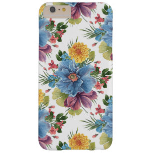 Colorful Waterverven Flowers Pattern GR3 Barely There iPhone 6 Plus Hoesje