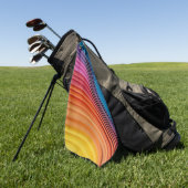 Colorful Wave Golfhanddoek (Groen)