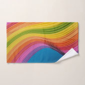 Colorful Wave Handdoek (Handdoek)