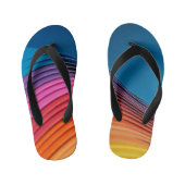 Colorful Wave Kinder Teenslippers (Voetbed)