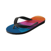 Colorful Wave Kinder Teenslippers (Schuin)