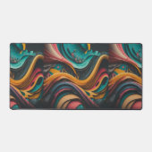 Colorful Wave Patroon Bureaumat (Voorkant)