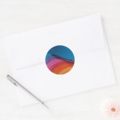 Colorful Wave Ronde Sticker (Envelop)