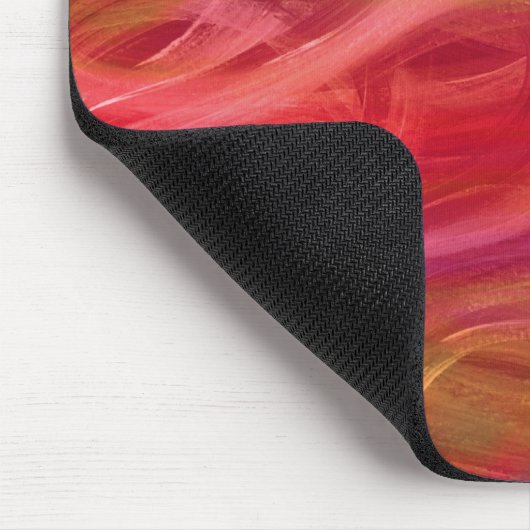 Colorful Waves Abstract Art Mousepad Muismat (Hoek)