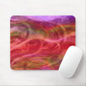 Colorful Waves and Hearts Mousepad Muismat (Met muis)