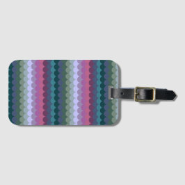 Colorful Waves Bagagelabel