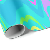 Colorful Waves Cadeaupapier (Rol Hoek)