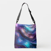 Colorful Waves Crossbody Tas (Achterkant)