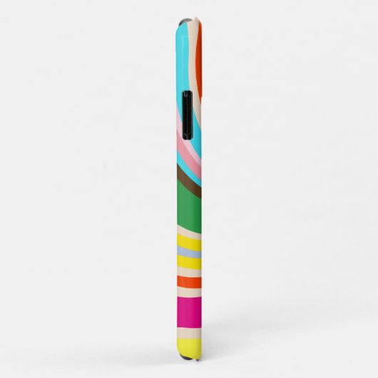 Colorful Waves iPhone / iPad case (Achterkant/rechts)