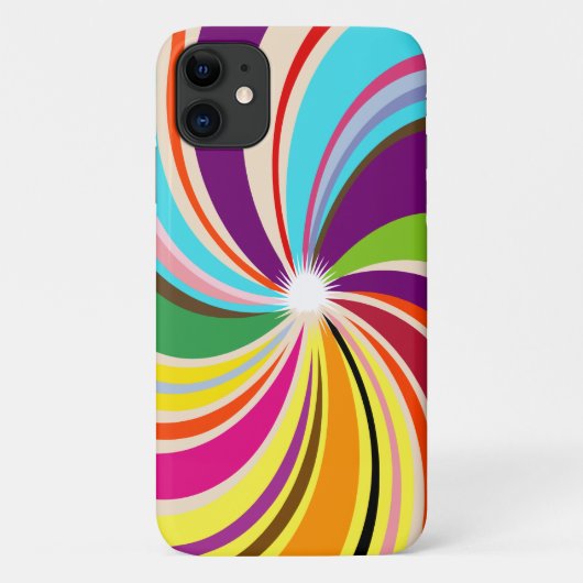 Colorful Waves iPhone / iPad case (Achterkant)