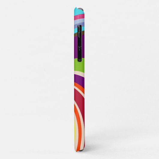 Colorful Waves iPhone / iPad case (Achterkant/links)