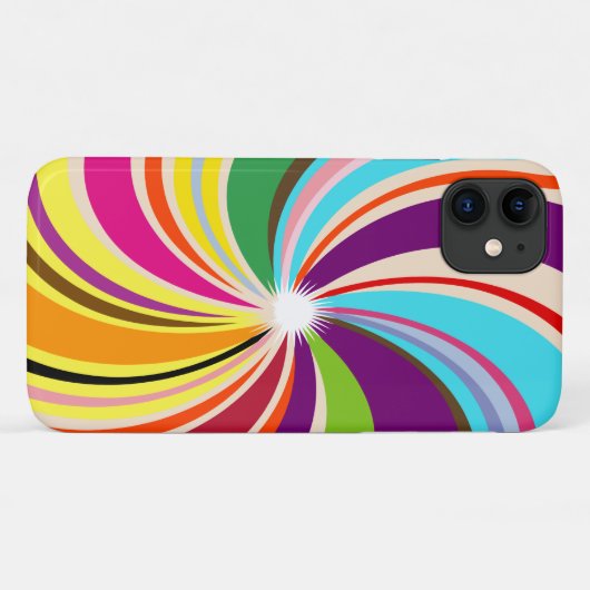 Colorful Waves iPhone / iPad case (Achterkant (horizontaal))
