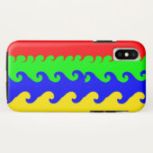 Colorful Waves iPhone / iPad case (Achterkant (horizontaal))