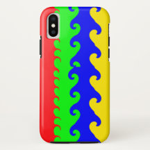 Colorful Waves iPhone / iPad case