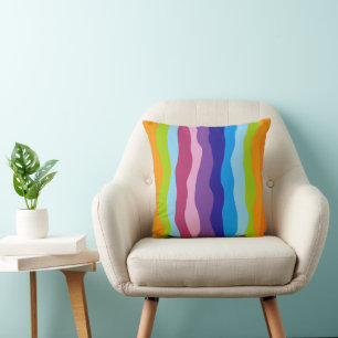 Colorful Waves Kussen
