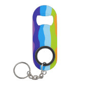 Colorful Waves Mini Flessenopener (Voorkant)