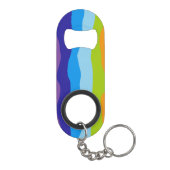 Colorful Waves Mini Flessenopener (Achterkant)