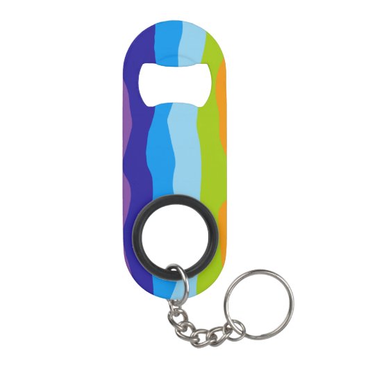 Colorful Waves Mini Flessenopener (Achterkant)