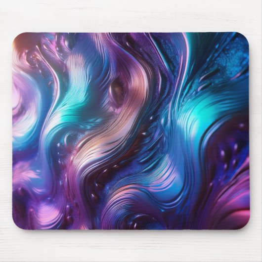 Colorful Waves Muismat (Voorkant)
