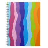 Colorful Waves Notitieboek (Voorkant)