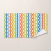 Colorful Waves Pattern Bath Towel Set Bad Handdoek (Handdoek)