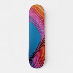 Colorful Waves Persoonlijk Skateboard