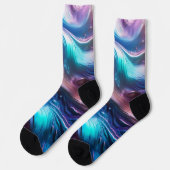 Colorful Waves Sokken (Links)