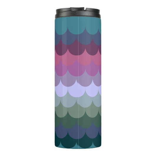 Colorful Waves Thermosbeker (Achterkant)