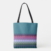 Colorful Waves Tote Bag (Achterkant)