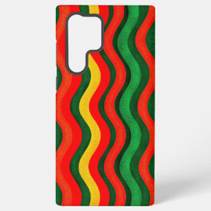 Colorful Wavy Pattern Samsung Galaxy Hoesje