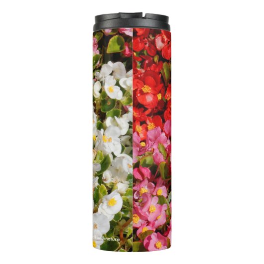 Colorful Wax Begonias Thermosbeker (Achterkant)