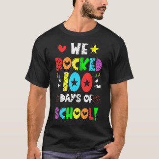 Colorful we hebben 100 dagen van de studie van de  t-shirt