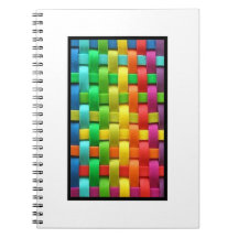 Colorful Weave Photo Notitieboek