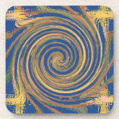 Colorful Weave Twirl Pattern Bier Onderzetter (Voorkant)