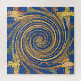 Colorful Weave Twirl Pattern Legpuzzel
