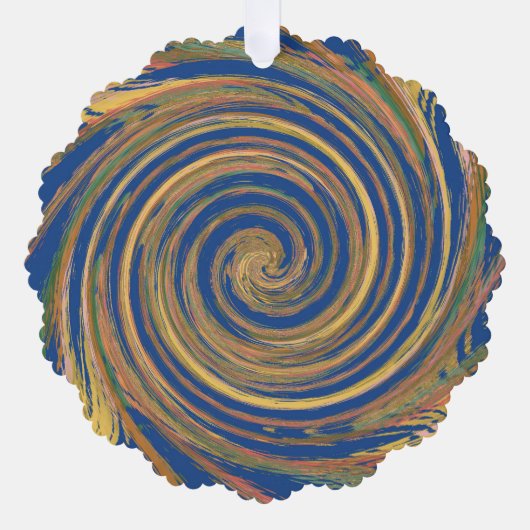 Colorful Weave Twirl Pattern Ornament Kaart (Voorkant)
