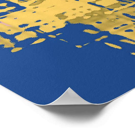 Colorful Weave Twirl Pattern Poster (Hoek)