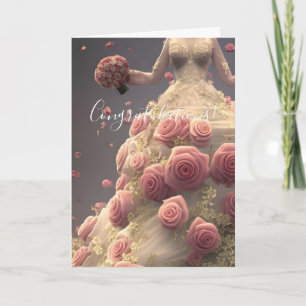 Colorful Wedding Floral Vrijgezellenfeest Card Kaart