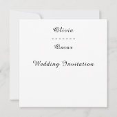 Colorful Wedding Floral Wreath Kaart (Achterkant)