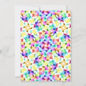 Colorful Wedding Invitation! Kaart (Achterkant)