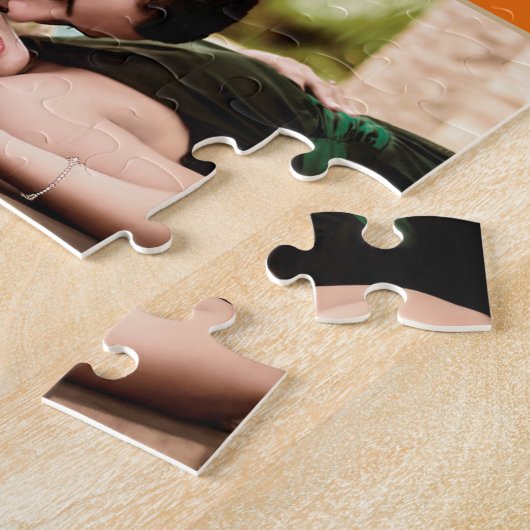 Colorful Wedding Save the Date Legpuzzel (Zijkant)