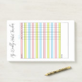 Colorful Weekly Habit Tracker Notes (Op bureau)