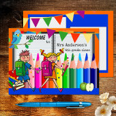 Colorful Welcome Back to School Briefkaart