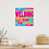 Colorful Welding Poster (Keuken)