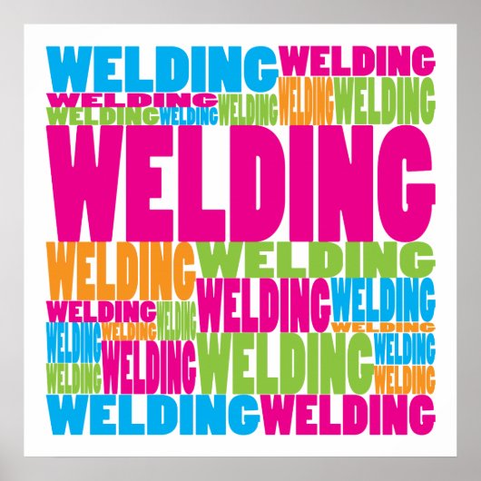 Colorful Welding Poster (Voorkant)
